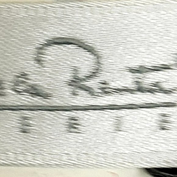 1990s Vintage Black Flowers & Lace Camisole Slip Top By Oscar De La Renta NWOTs - Picture 6 of 8